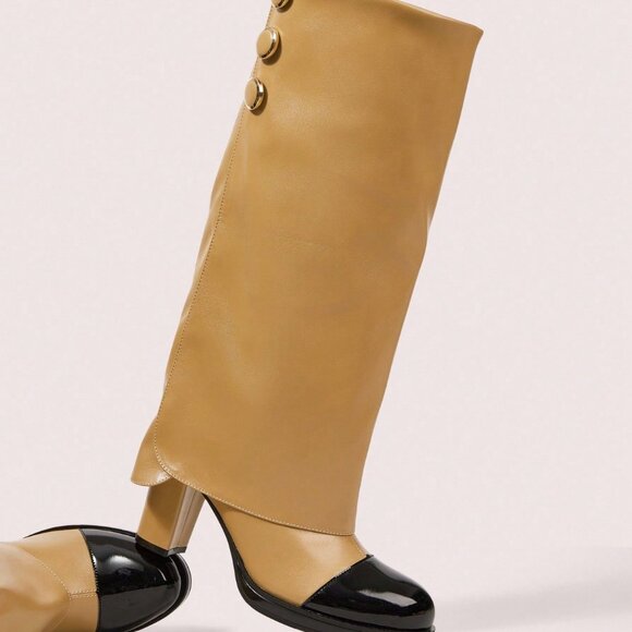 Stylish Women's High Heel Platform knee high Boots - Picture 7 of 10